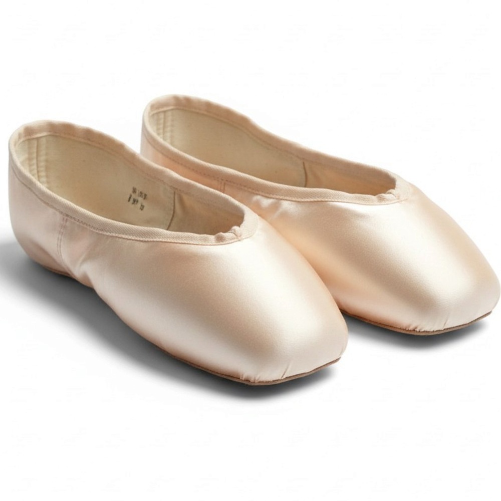 NEW Bloch Heritage S0180L Womens Pink Satin Pointe Shoes Ballet Dance 3X 4.5